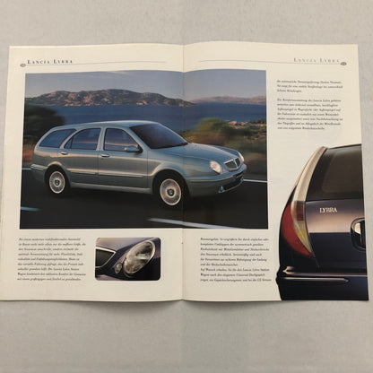 Lancia Lybra Car Sales Brochure Catalog GERMAN Text European Market