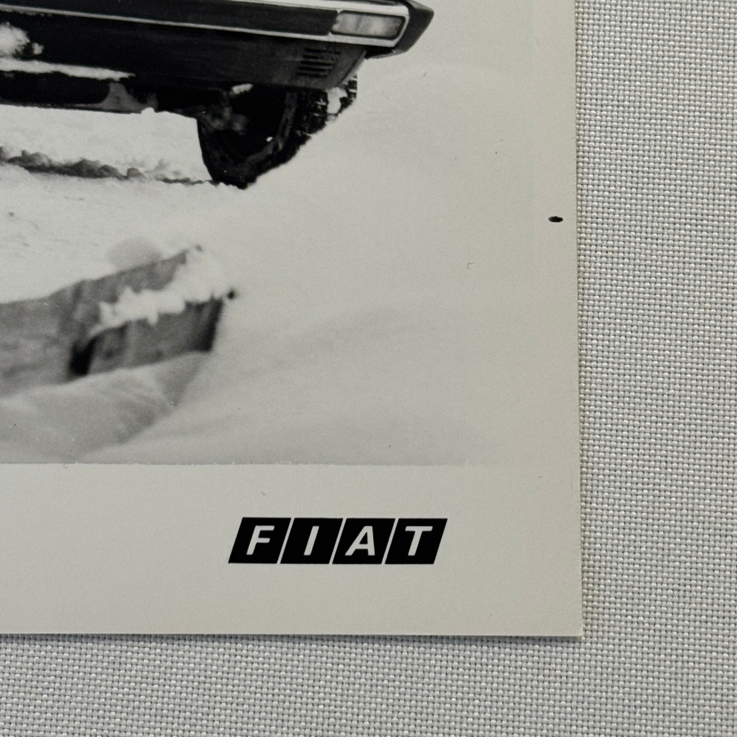 Fiat 131 Mirafiori Special Car Factory Press Photo Photograph Print Vintage 1976