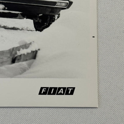 Fiat 131 Mirafiori Special Car Factory Press Photo Photograph Print Vintage 1976