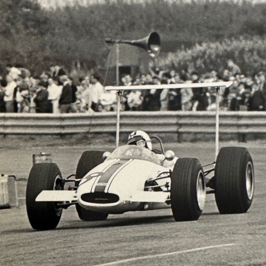 Vintage Racing Car Photo Photograph Print Rufforth Circuit 1967 Unidentified