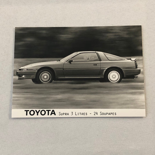 Toyota Supra Car Factory Press Photo Photograph Print