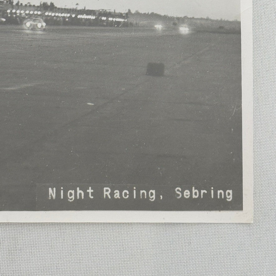 Vintage Racing Photo Night Racing at Sebring Race Track Motorsport