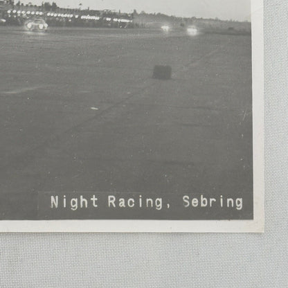 Vintage Racing Photo Night Racing at Sebring Race Track Motorsport