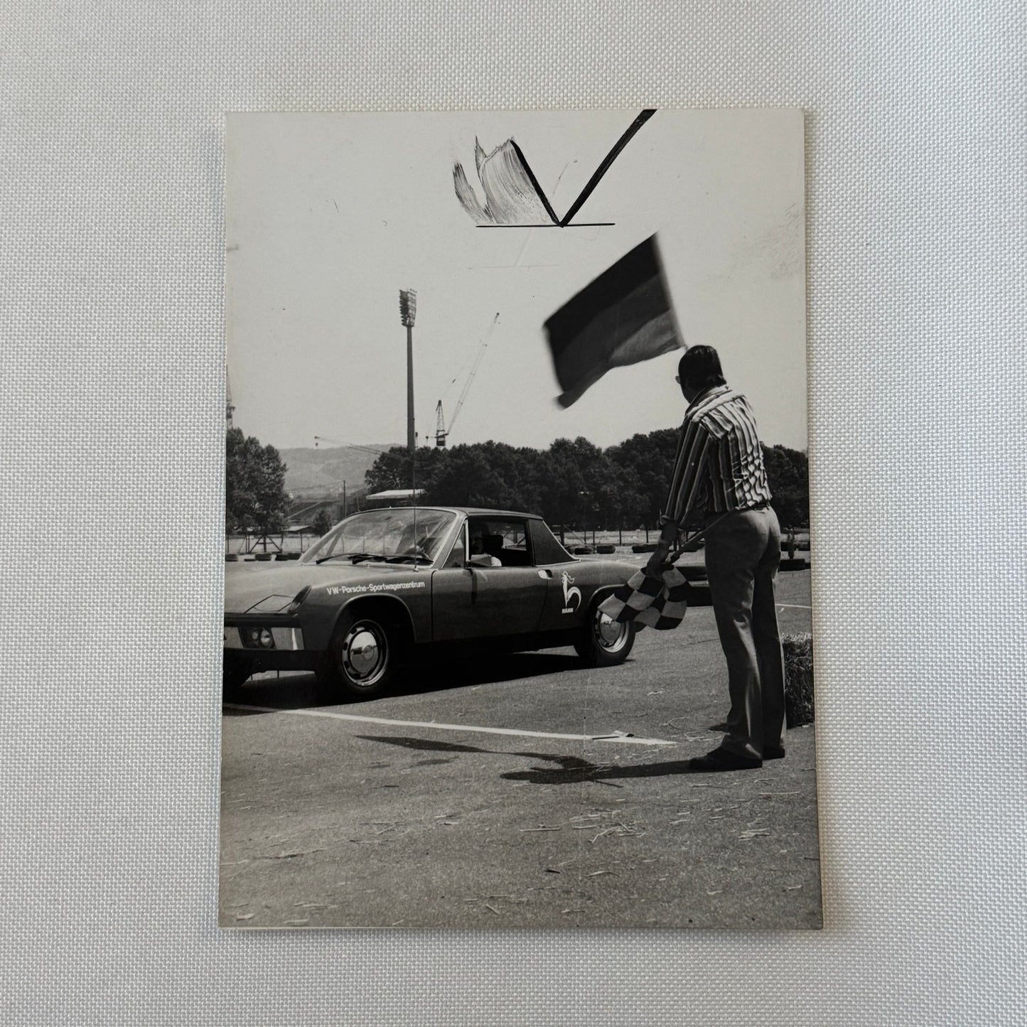 Vintage Porsche 914 Racing Car Photo Photograph Print
