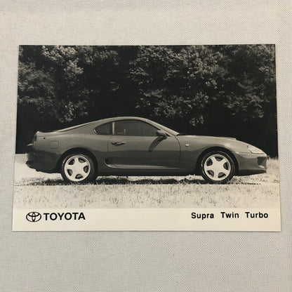Toyota Supra Twin Turbo Factory Press Photo Photograph Print