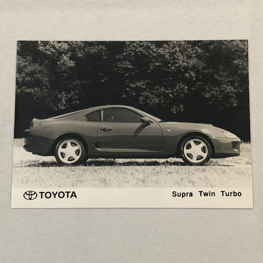 Toyota Supra Twin Turbo Factory Press Photo Photograph Print