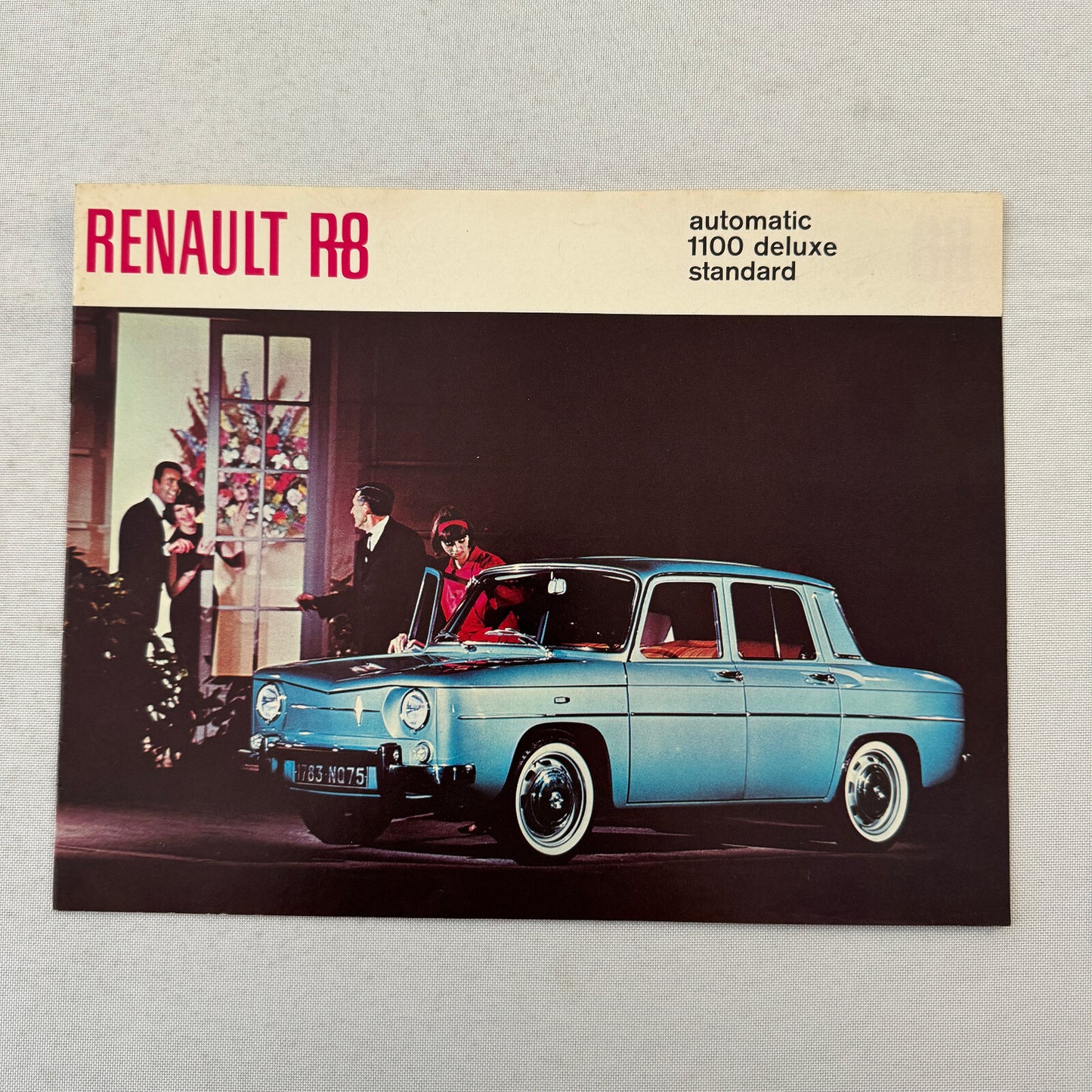 Renault R8 Car Sales Brochure Catalog Vintage Advertising Canadian 1100 Deluxe +