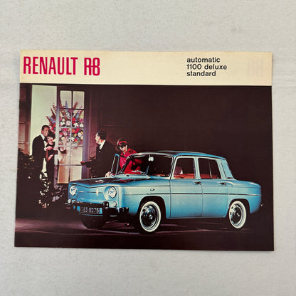 Renault R8 Car Sales Brochure Catalog Vintage Advertising Canadian 1100 Deluxe +