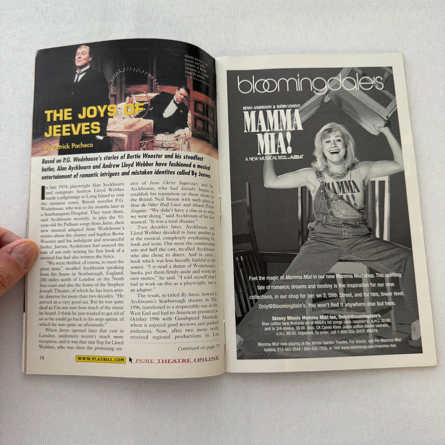 Speaking in Tongues Cast Signed Program Playbill Karen Allen and More 2001