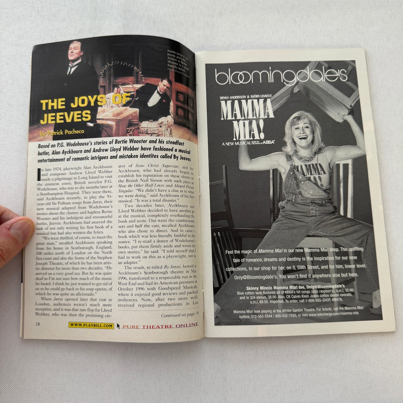 Speaking in Tongues Cast Signed Program Playbill Karen Allen and More 2001