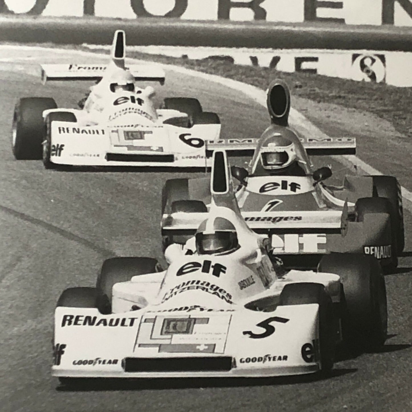 Vintage 1976 Formula 2 F2 Hockenheim Racing Photo Photograph ELF Renault + 