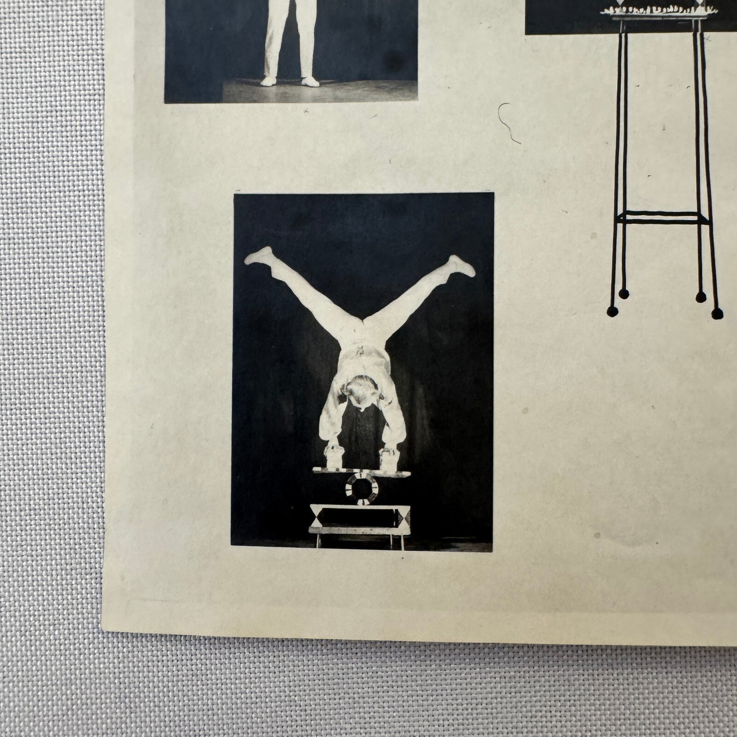 Vintage Circus Juggling Balancing Act Flyer Mrallano