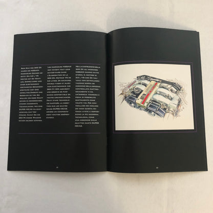 Vintage Nissan 300ZX Car Sales Brochure Catalog 300 ZX GERMAN Text European