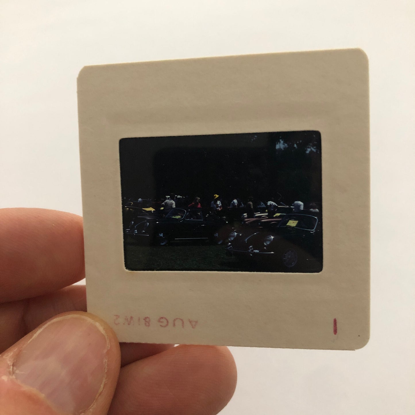 Porsche 356 35mm Photo Slide Vintage 1981