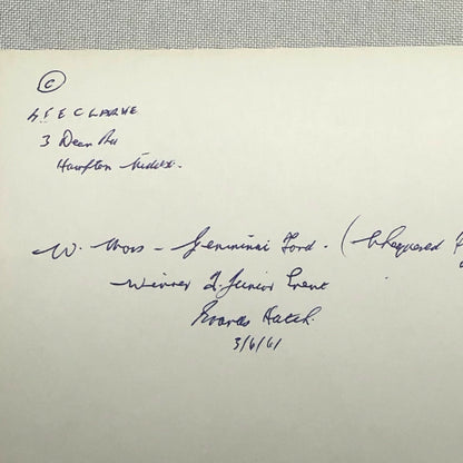 Vintage Car Racing Photo Photograph Print - 1961 Brands Hatch 