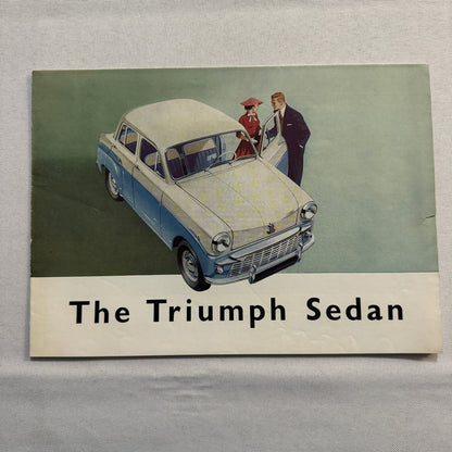 Standard Triumph Sedan Car Sales Brochure Catalog Vintage Advertising