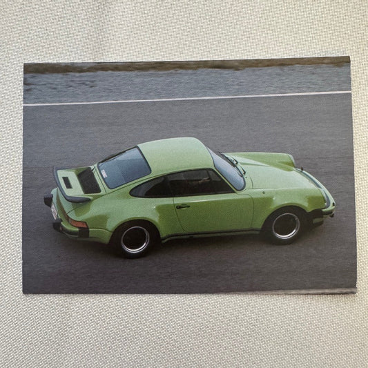 Porsche 911 Postcard Vintage Image Printed 2015