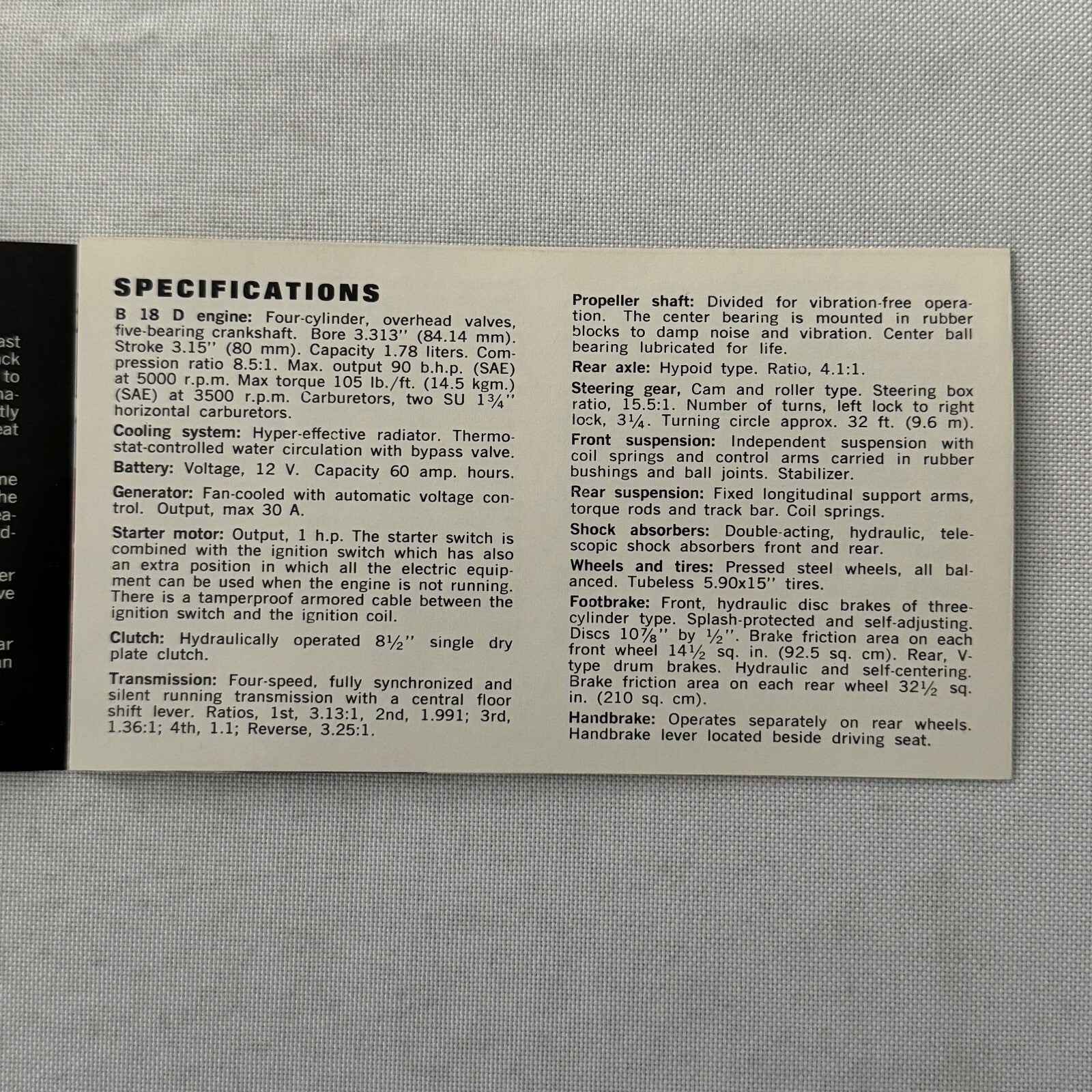 Volvo Canadian Series Car Sales Brochure Catalog Vintage Advertising