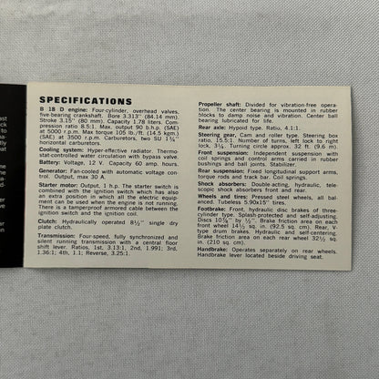 Volvo Canadian Series Car Sales Brochure Catalog Vintage Advertising