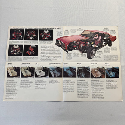 1968 Buick Sales Brochure GS400 GS350 Skylark Wildcat Electra Riviera Catalog