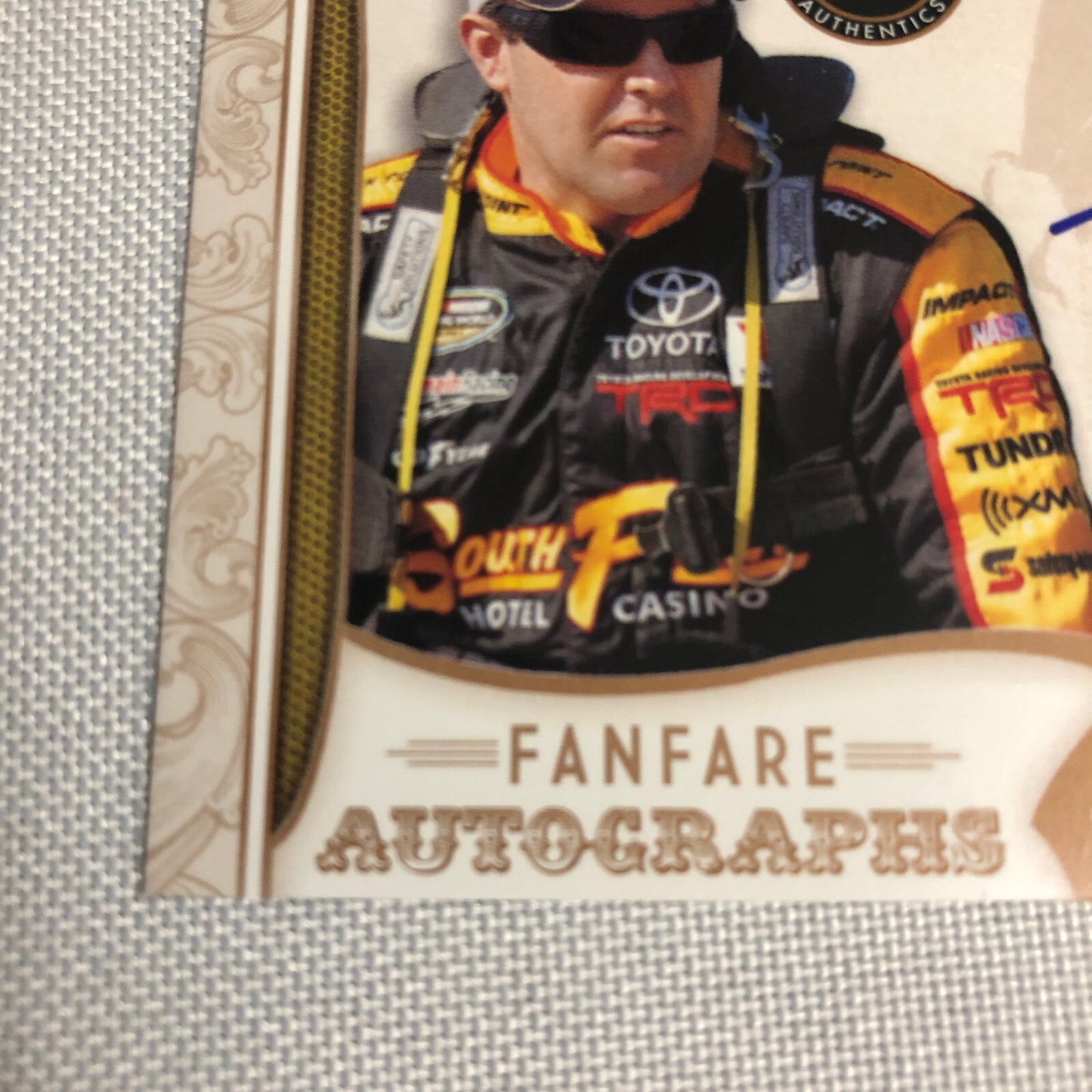 2011 Press Pass Fanfare Autograph Brendan Gaughan Signed Signature Auto NASCAR