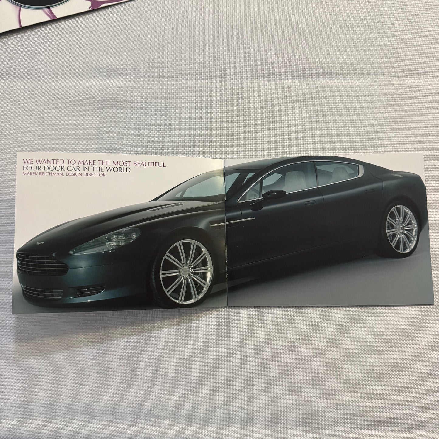 Aston Martin Rapide Car Press Kit Brochure with Photo CD DB9 DBR9 V8 Vantage