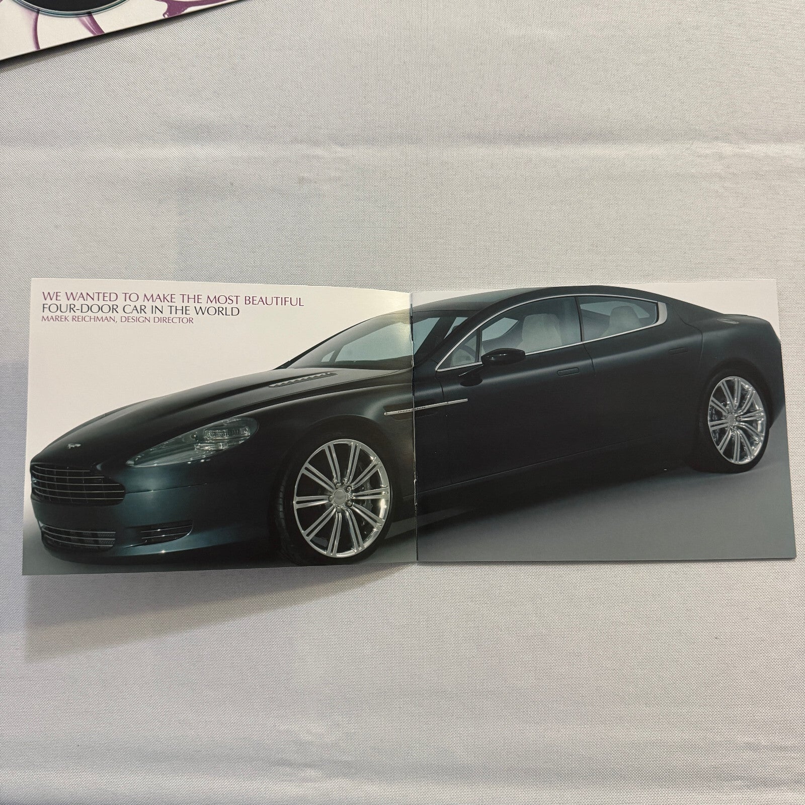 Aston Martin Rapide Car Press Kit Brochure with Photo CD DB9 DBR9 V8 Vantage
