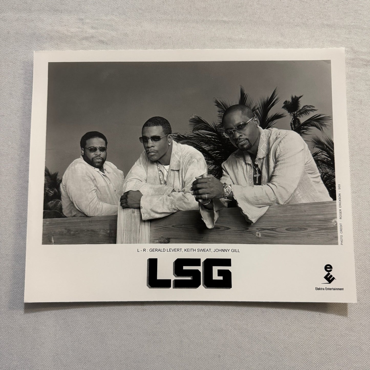 LSG Music Publicity Press Photo Photograph Band R&B Johnny Gill Keith Sweat