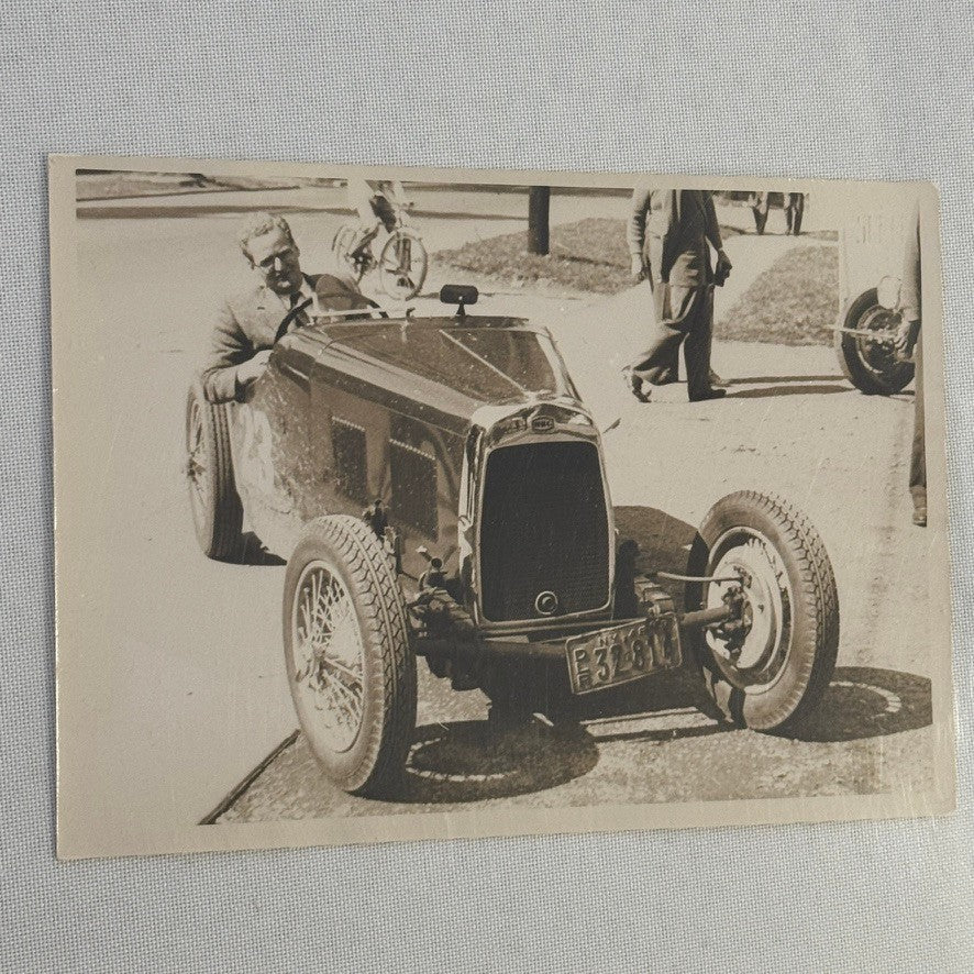 Vintage HRG Racing Car Photo Photograph Print Motorsport Driver Race