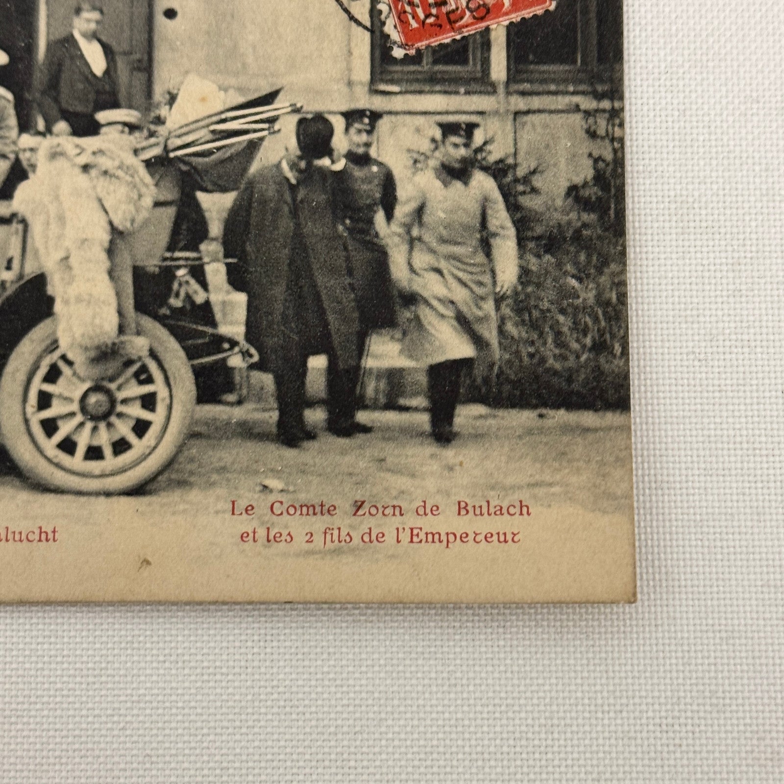 Emperor Guillaume II Kaiser WIlhelm II Car Automobile Postcard Post Card