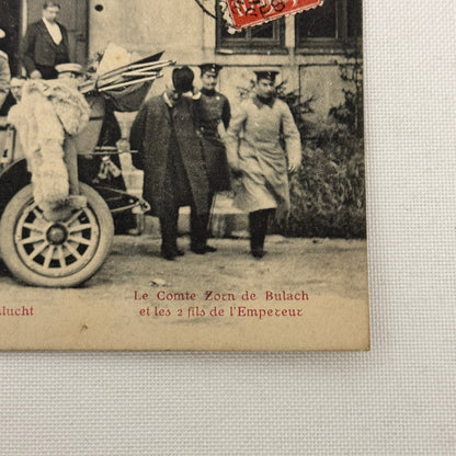 Emperor Guillaume II Kaiser WIlhelm II Car Automobile Postcard Post Card