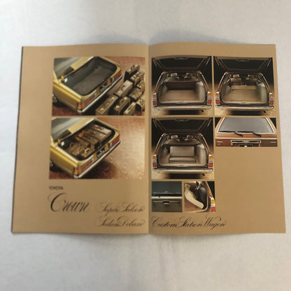 Toyota Crown 2800i Car Sales Brochure Catalog French Italian German European