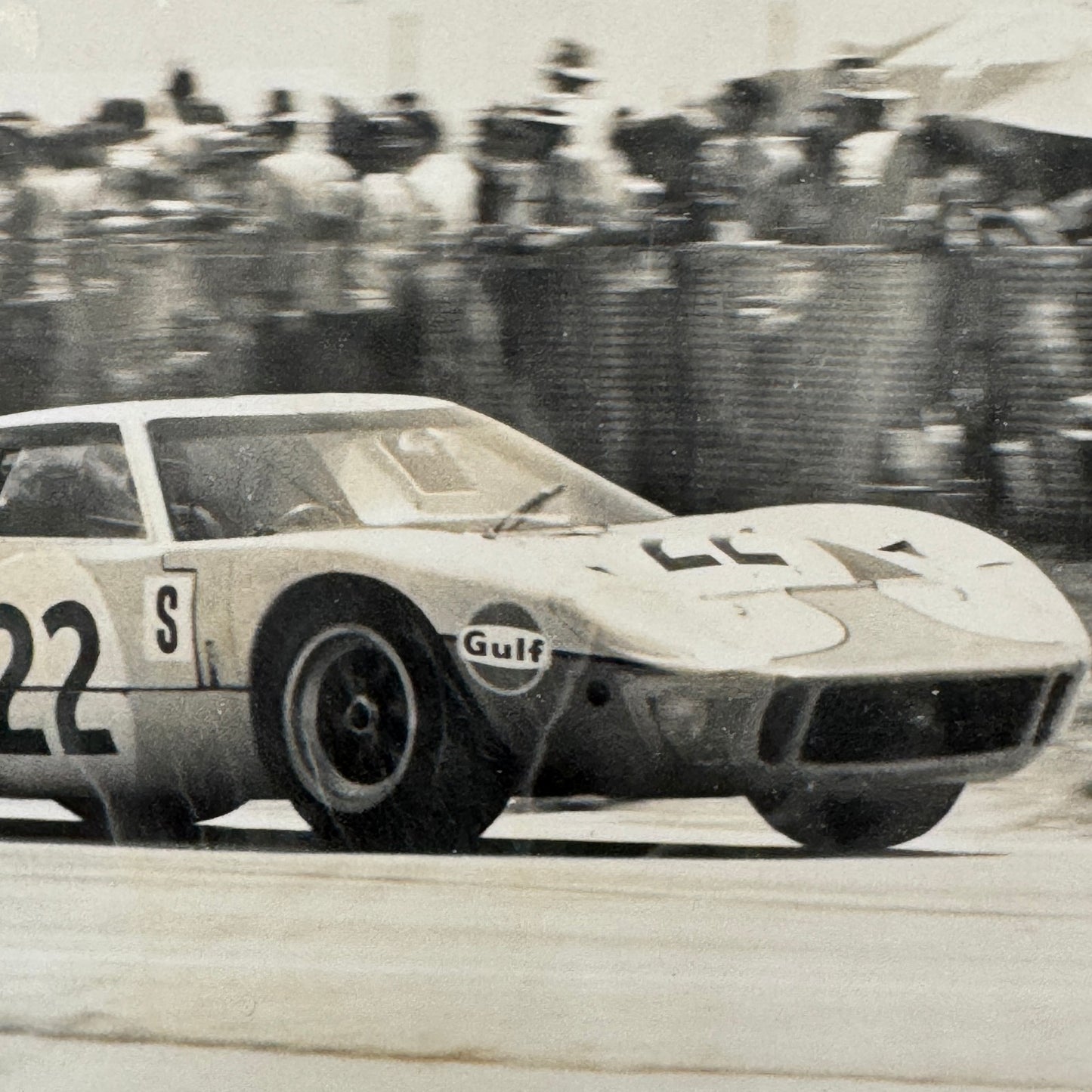Vintage Ford GT40 Racing Photo Photograph Print Ford GT
