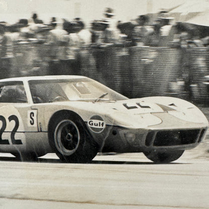 Vintage Ford GT40 Racing Photo Photograph Print Ford GT