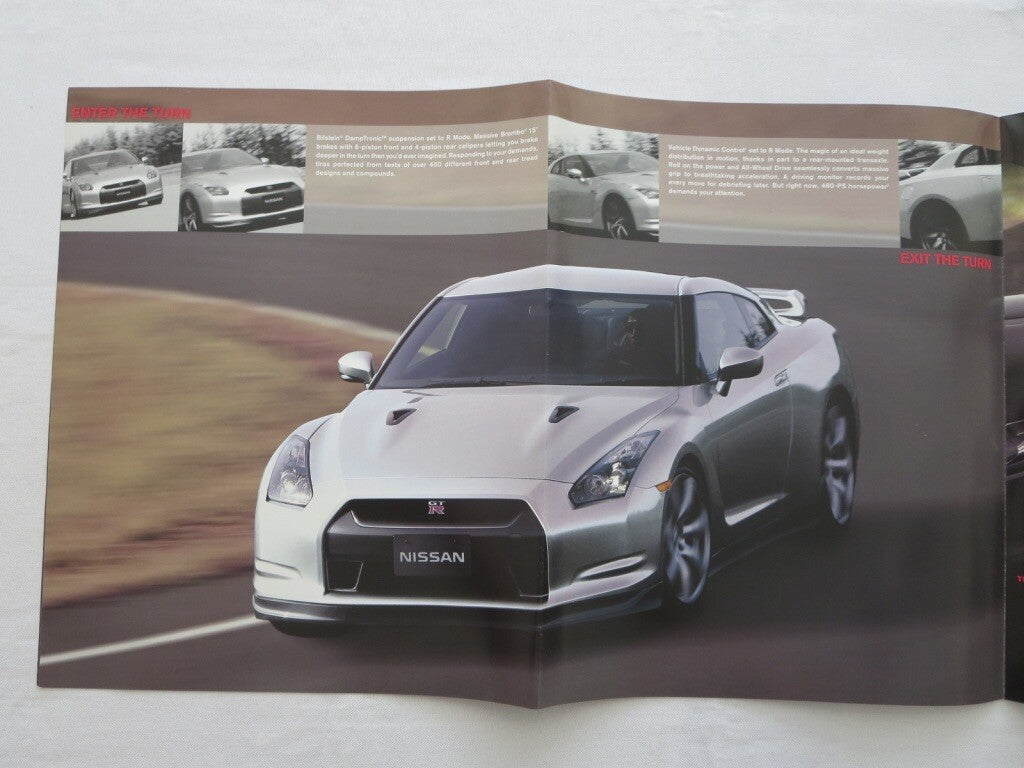2009 Nissan GT-R Poster Sales Brochure Catalog Advertising Supercar