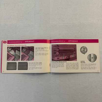 1966 American Motors Accessories Sales Brochure Catalog Advertising Wheels Radio