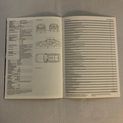 Vintage Nissan 300ZX Turbo Kat Sales Brochure Catalog GERMAN TEXT 300 ZX