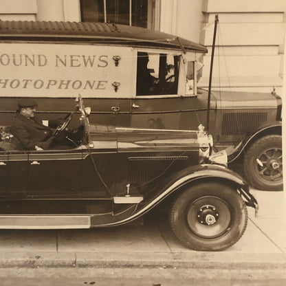 Press Photo President Franklin Roosevelt Inauguration Parade RCA Radio Car 1933