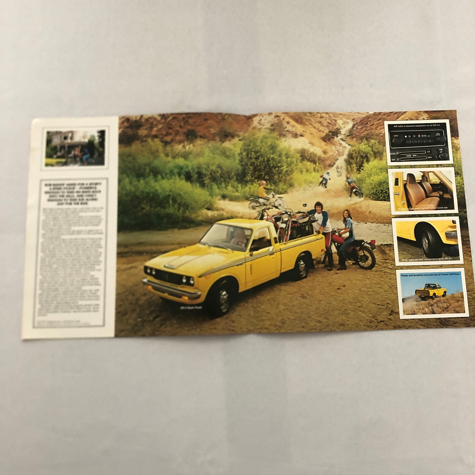 1977 Toyota Half Ton Pickup Truck Sales Brochure Catalog SR-5 SR5 Sport Truck