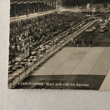Vintage Nurburgring 1000 KM Rennen Race Racing Postcard Post Card