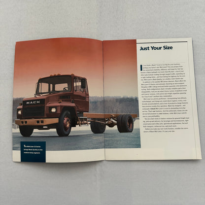 Mack Mid Liner CS Series Truck Sales Brochure Catalog Advertising