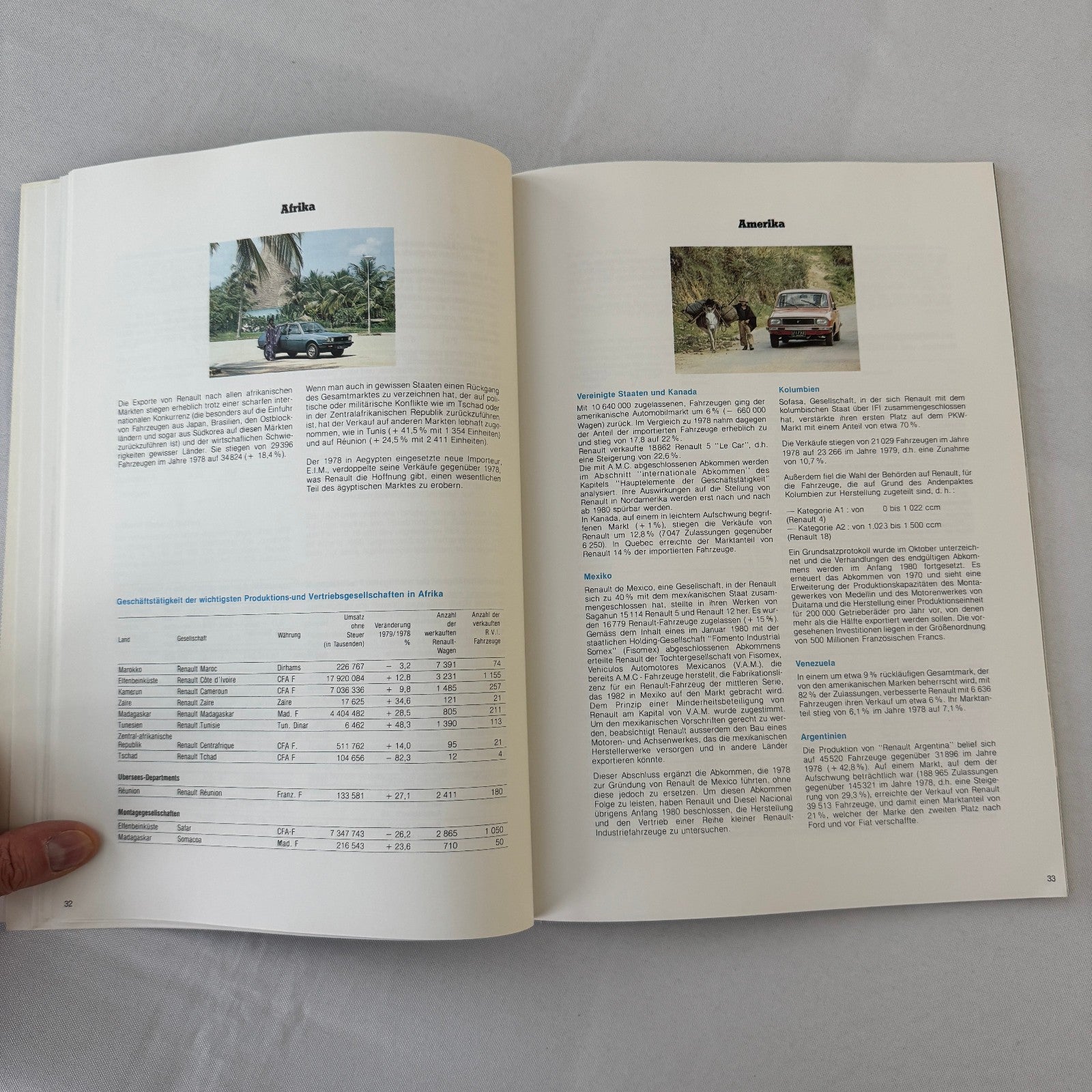 1979 Renault Annual Report Corporate Brochure GERMAN Language
