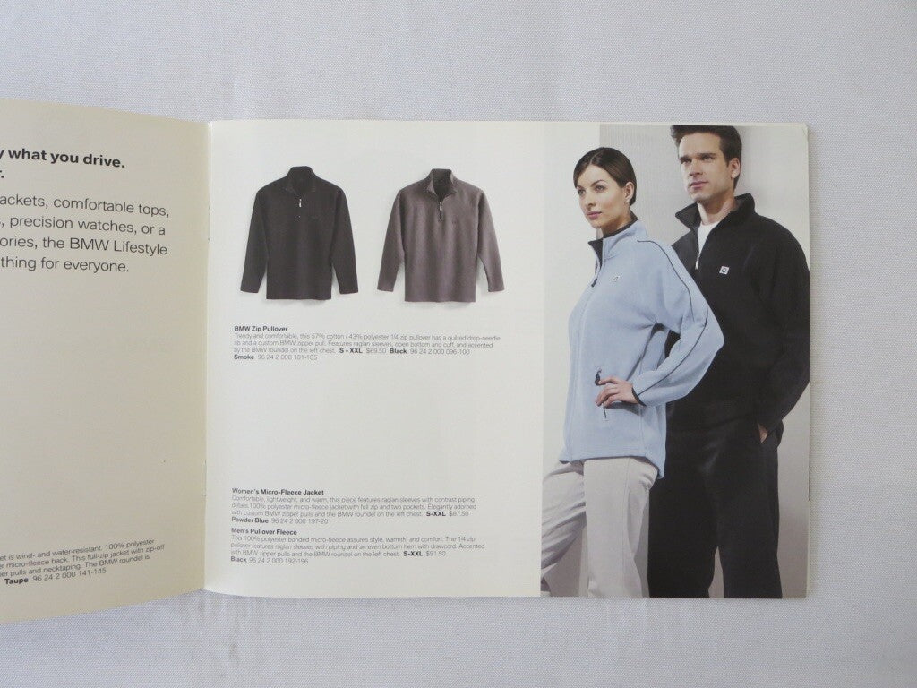 2003 BMW & Mini Mini Lifestyle Accessories Press Kit Brochure Catalog