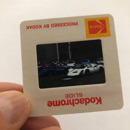Porsche Car Show 35mm Photo Slide Vintage 1981 Racing and Road Cars