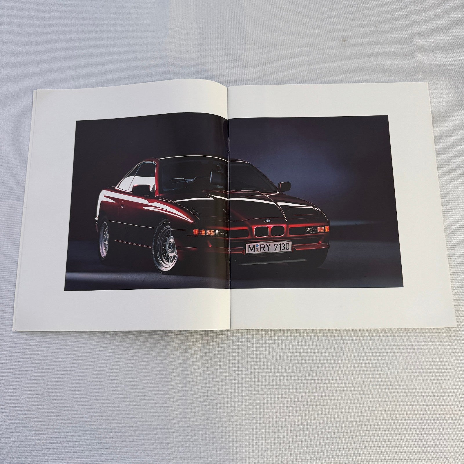 1990 BMW 850i Brochure Catalog BMW 8 Series BMW 850 Colour & Upholstery Lot 2x