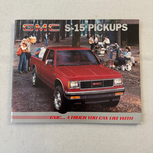1985 GMC S-15 Pickup S15 Pickup Truck Sales Brochure Catalog Advertising