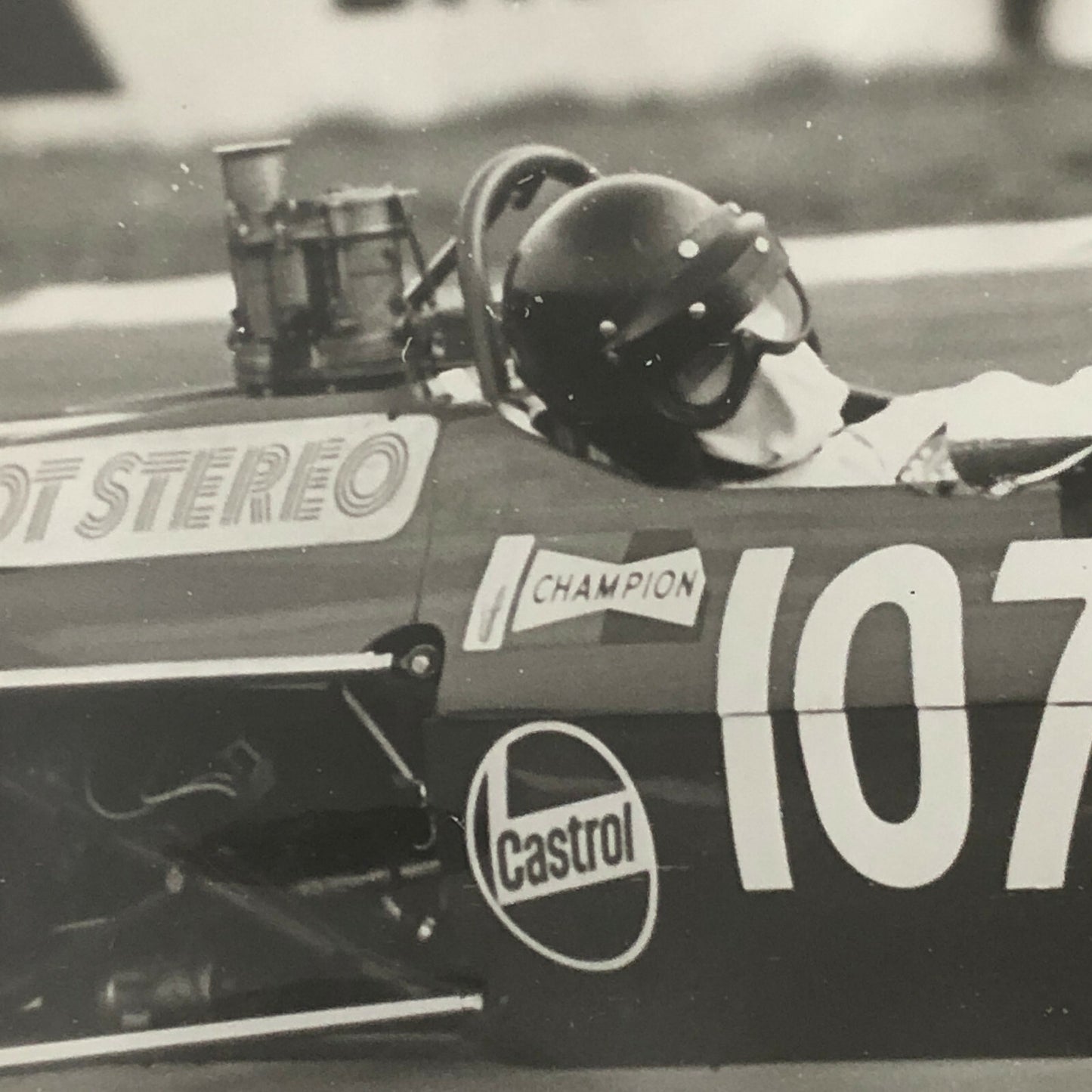 Vintage Racing Car Photo Photograph Print Motorsport