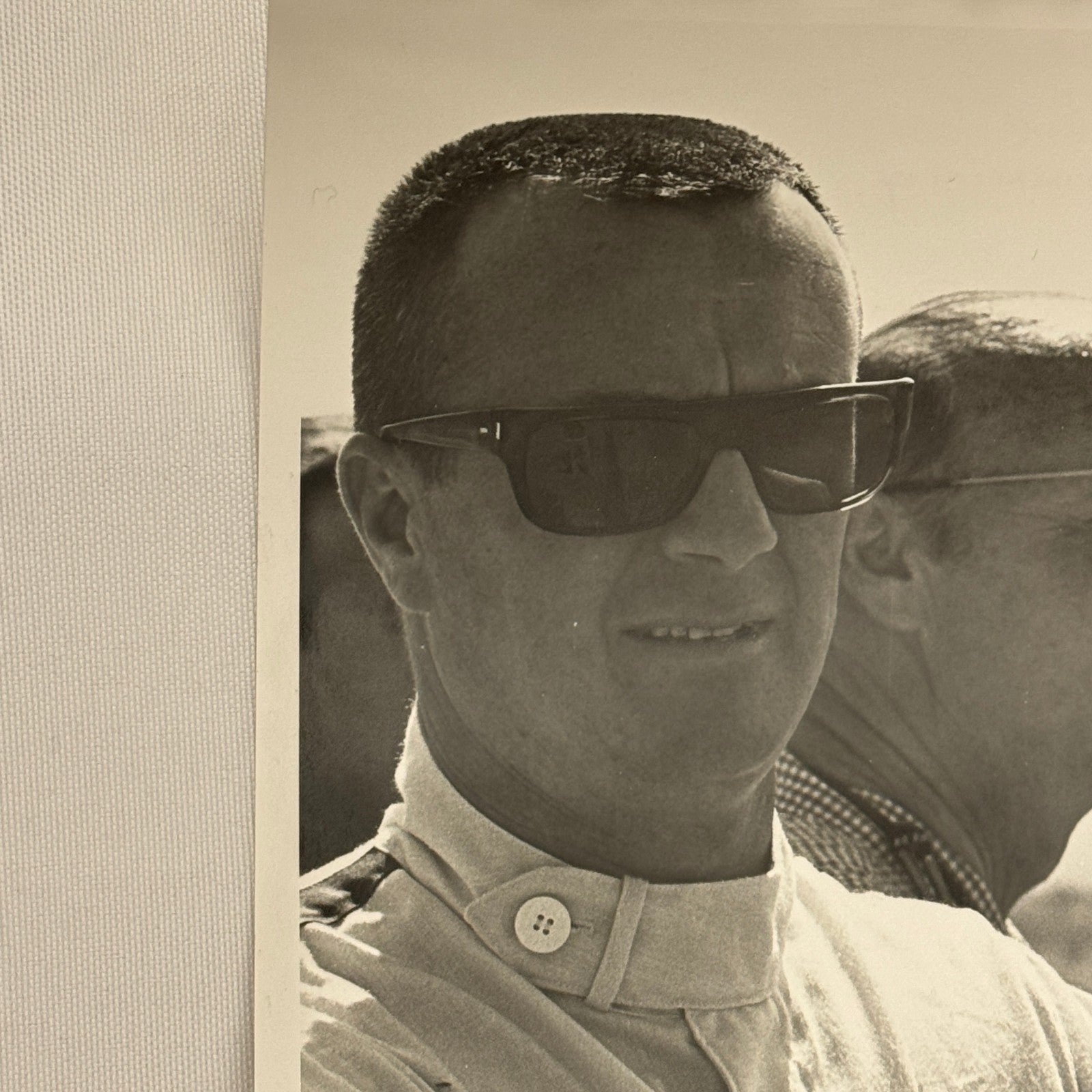 Vintage Racing Photo Photograph Scooter Patrick Car Dealer Otto Zipper Print