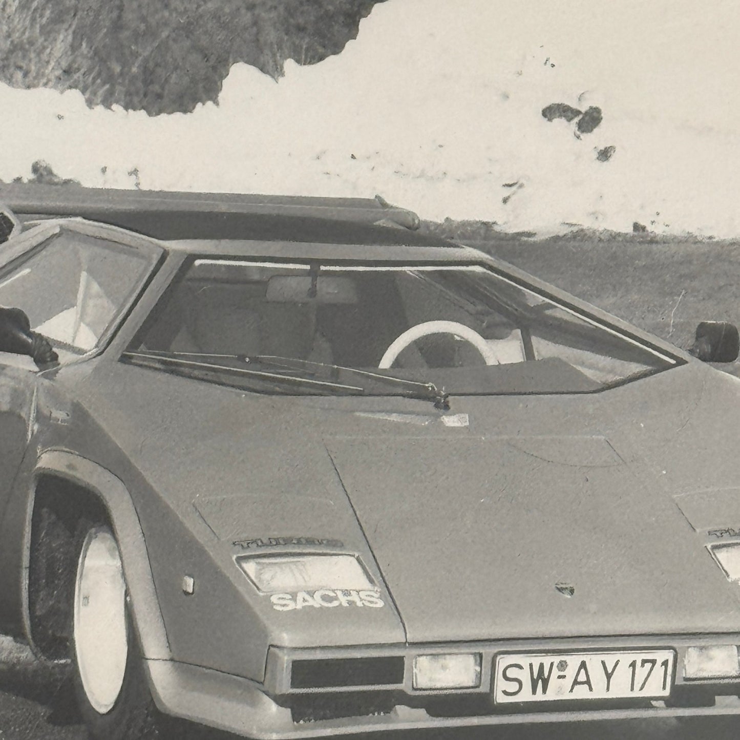 Vintage Lamborghini Countach KIT CAR Photo Photograph Volkswagen VW Based