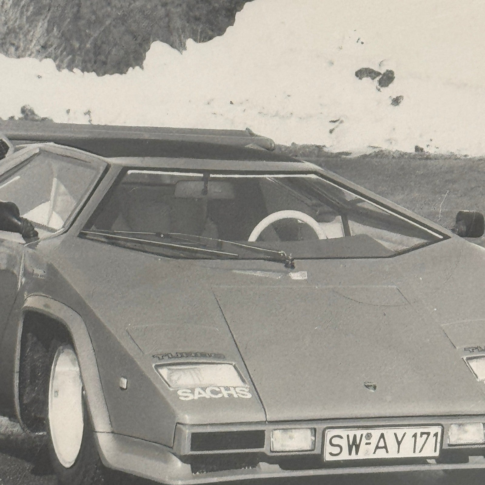Vintage Lamborghini Countach KIT CAR Photo Photograph Volkswagen VW Based